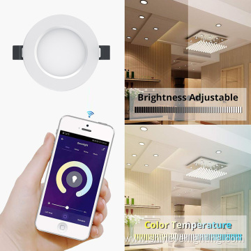 Round RGB Smart Home Mesh Recessed LED Downlight